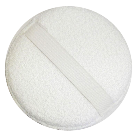 Round Terry Wax Pad With Strap